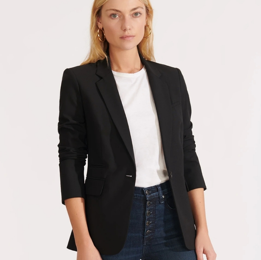 DKNY Women’s One-Button Black Blazer